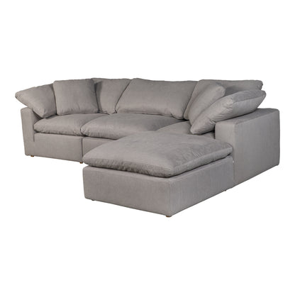 Tera Condo Lounge Modular Sectional Cream White Modular Sectionals, White / Wood and Plywood Frame