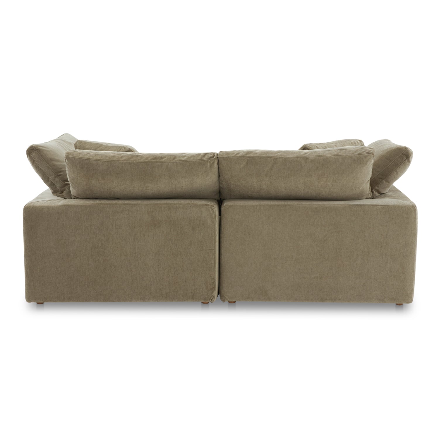 Tera Lounge Modular Sectional Desert Sage Modular Sectionals, Green / Wood and Plywood Frame