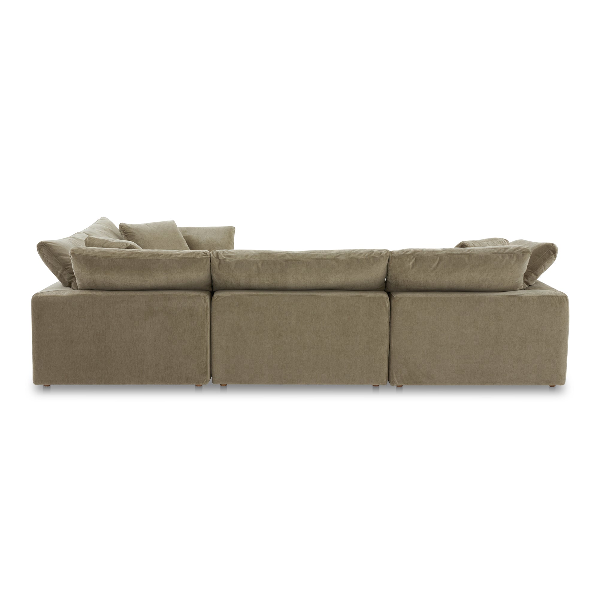 Tera Nook Modular Sectional Desert Sage Modular Sectionals, Green / Wood and Plywood Frame