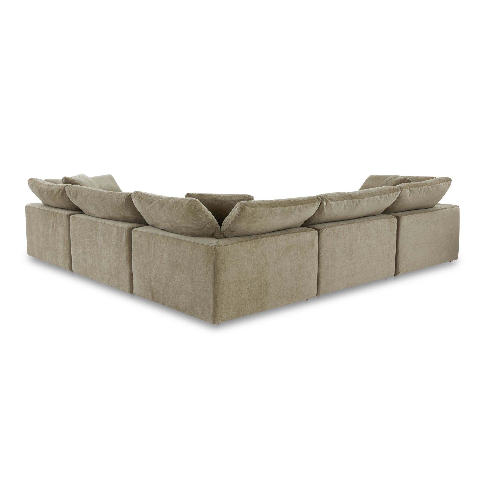 Tera Nook Modular Sectional Desert Sage Modular Sectionals, Green / Wood and Plywood Frame