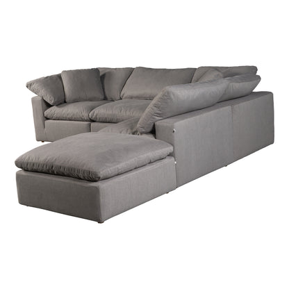 Tera Condo Nook Modular Sectional Light Grey Modular Sectionals, Grey / Wood and Plywood Frame