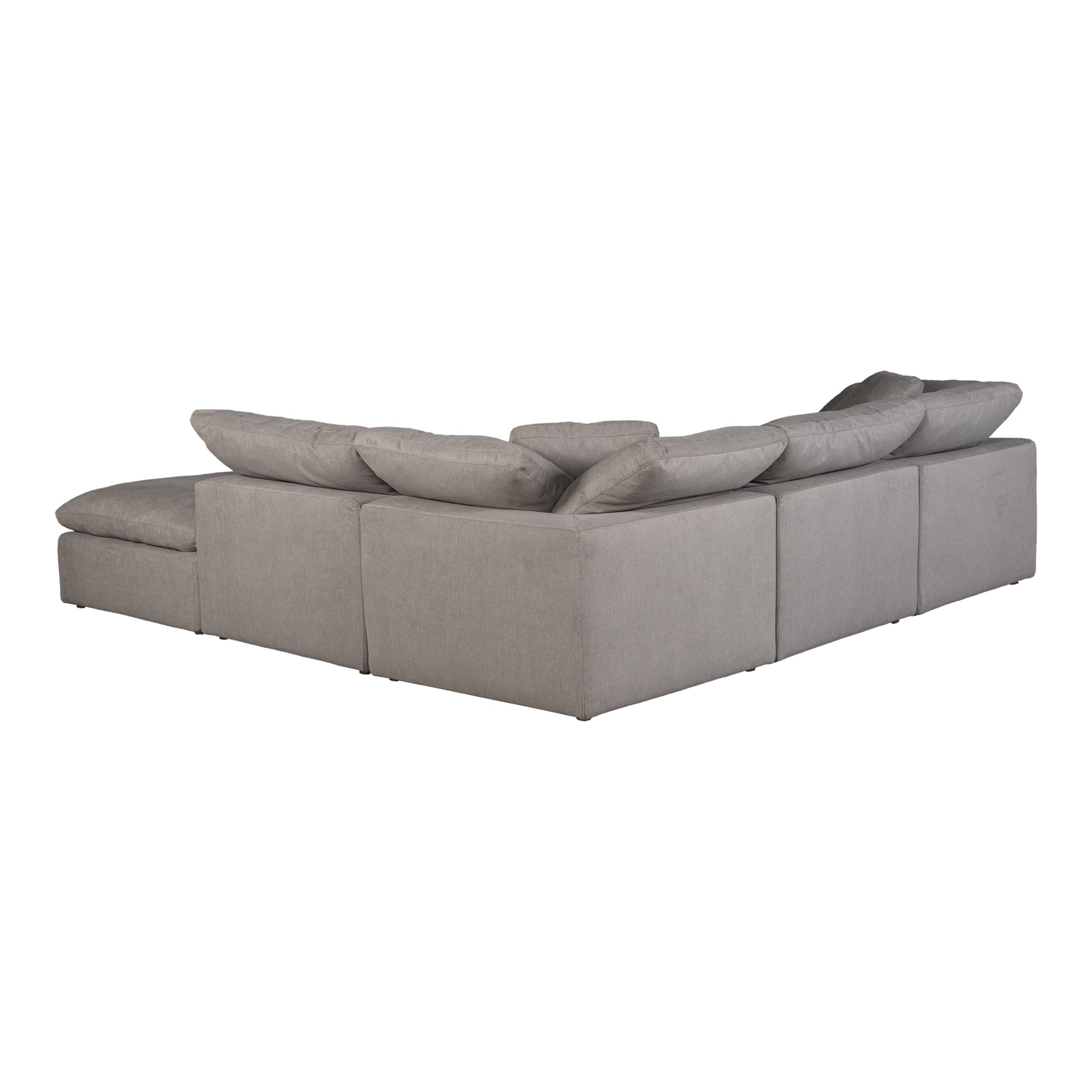 Tera Condo Nook Modular Sectional Light Grey Modular Sectionals, Grey / Wood and Plywood Frame