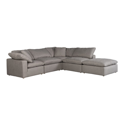 Tera Condo Nook Modular Sectional Light Grey Modular Sectionals, Grey / Wood and Plywood Frame