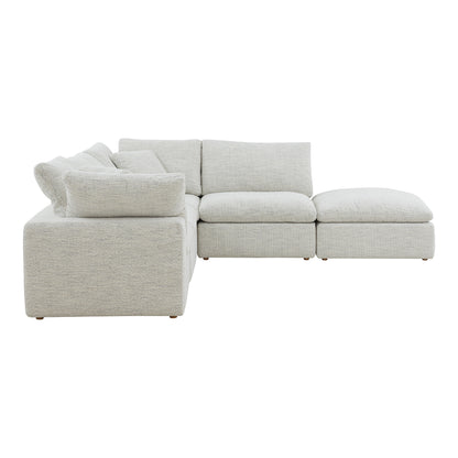 Tera Condo Classic L-Shaped Modular Sectional Coastside Sand Modular Sectionals, / Wood and Plywood Frame