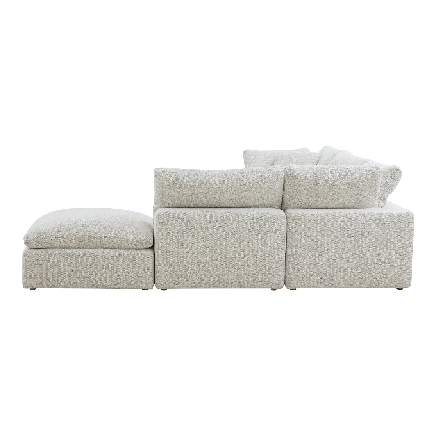 Tera Condo Classic L-Shaped Modular Sectional Coastside Sand Modular Sectionals, / Wood and Plywood Frame