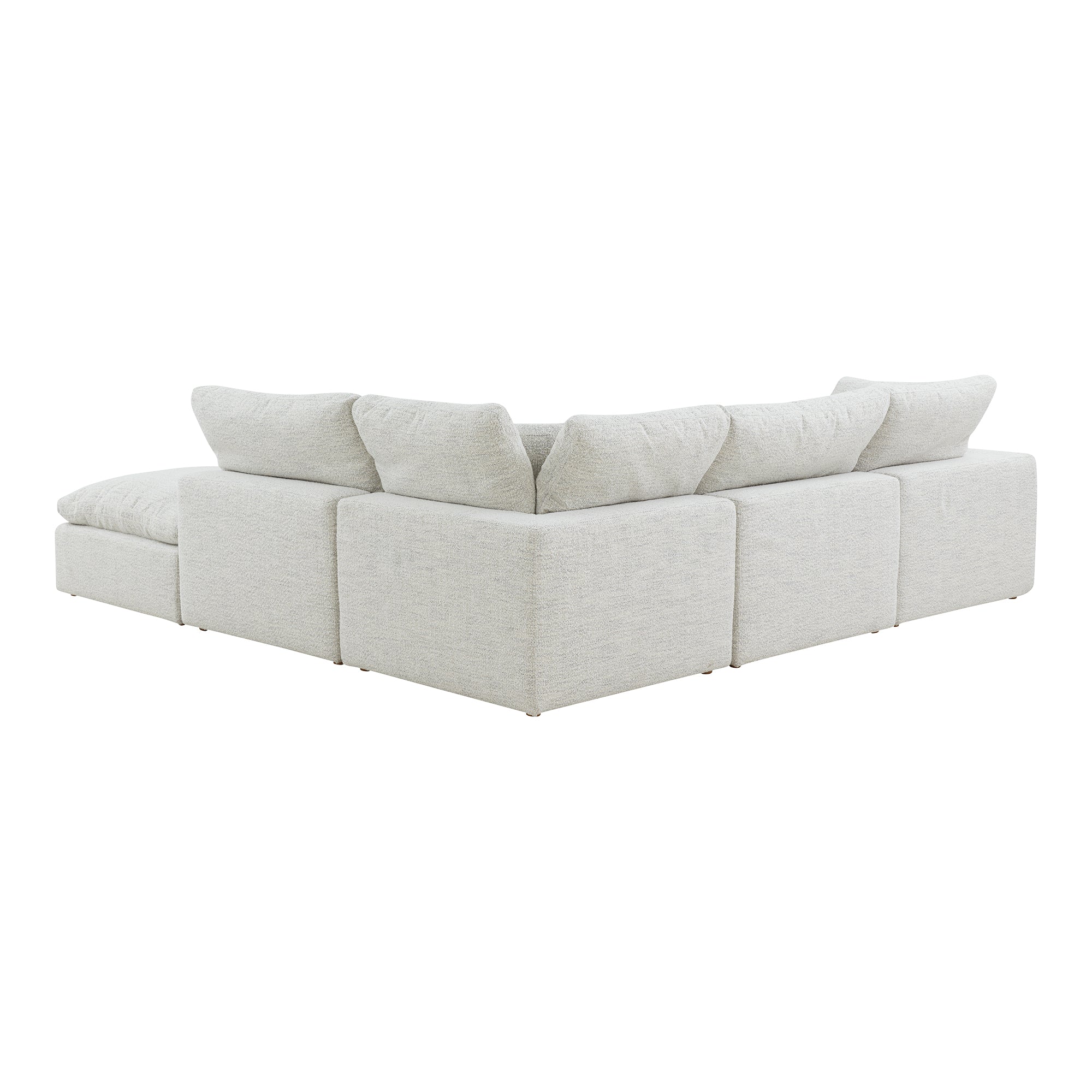 Tera Condo Classic L-Shaped Modular Sectional Coastside Sand Modular Sectionals, / Wood and Plywood Frame