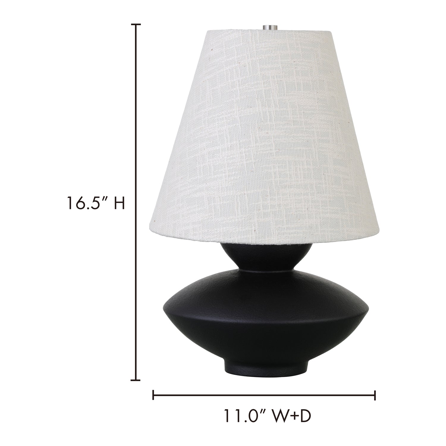 Tove Table Lamp Black Table Lamps, Black / Fabric Shade