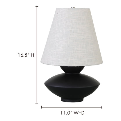 Tove Table Lamp Black Table Lamps, Black / Fabric Shade