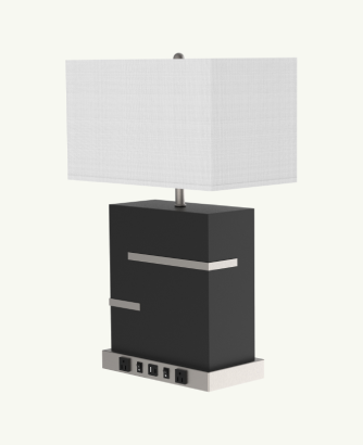 Contemporary Twin Table Lamps (Bulb Not Inclueded)