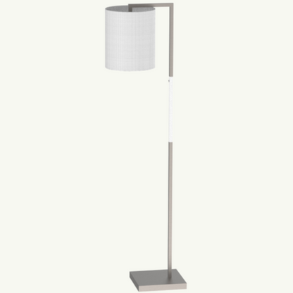 Modern UL Approved Floor Lamp - Steel &amp; Cloth, 120V 60Hz AC, E26 100W Bulb(Bulb Not included)