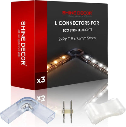Connector Kit for 110V 11.5x7.5mm ECO LED Strip Lights -