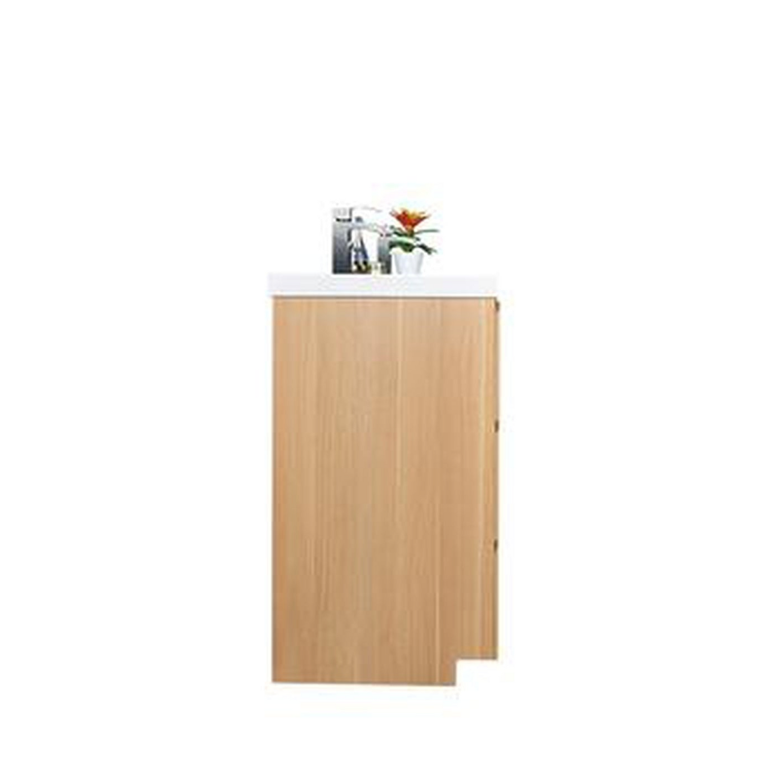 Elysian 72&quot; White Oak Freestanding Vanity With Double Reinforced White Acrylic Sinks