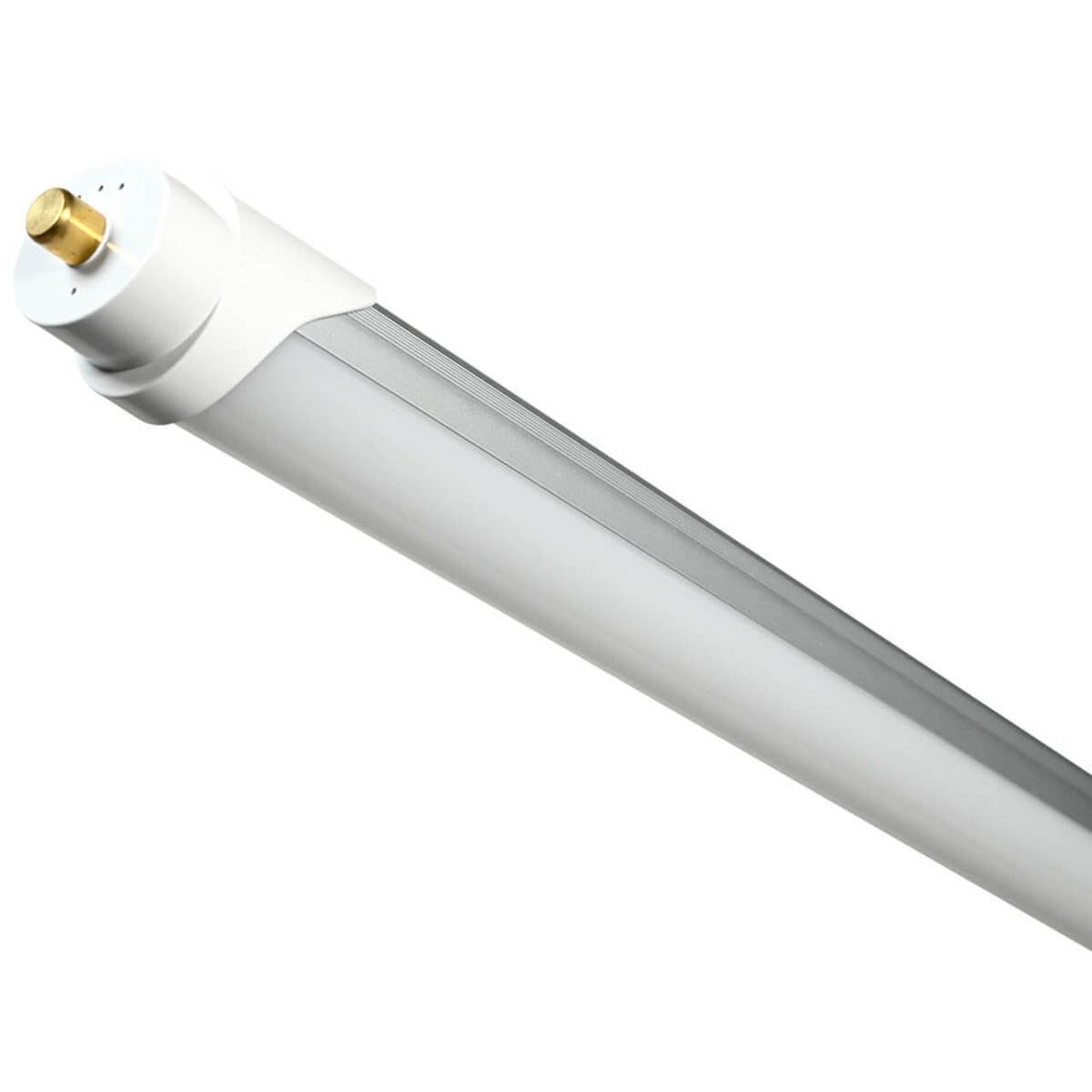 8ft LED Tube Light - 40W - 4000K - 5000 Lumens - AC100-277V - Frosted Cover - (25-Pack)