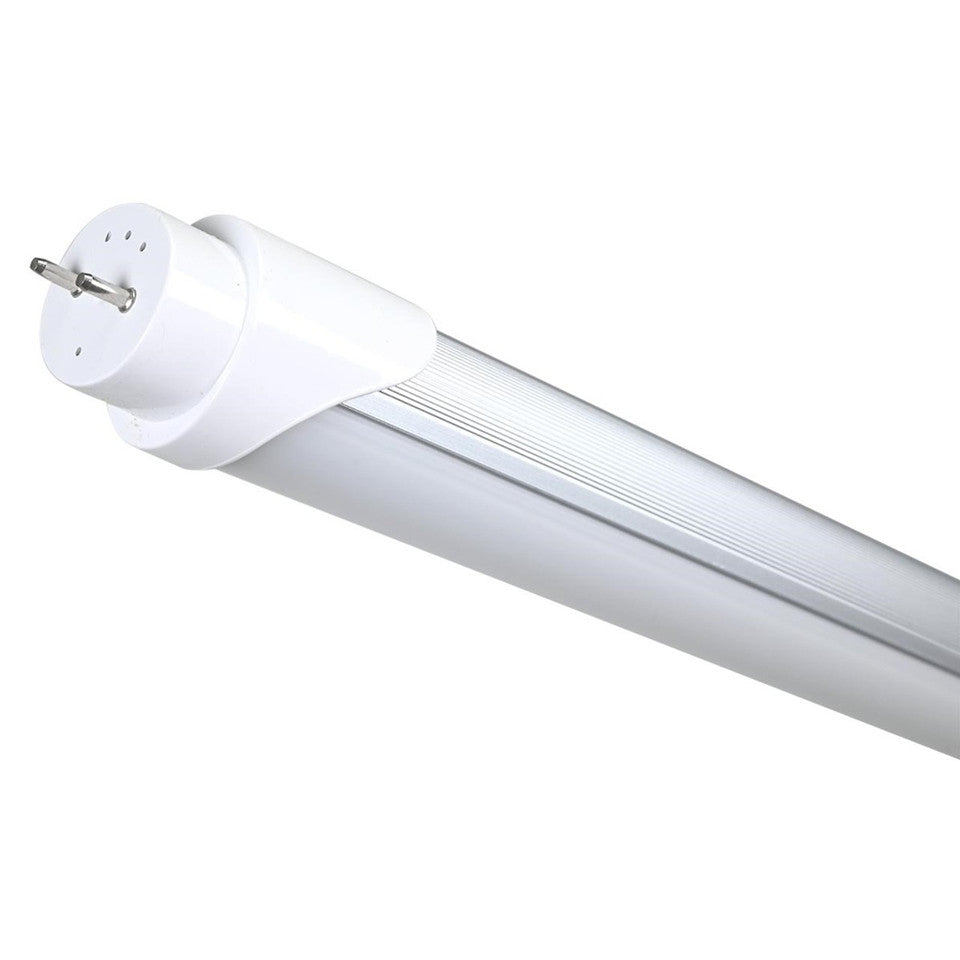 4ft LED Tube Light - 18W - 4000K - 2340 Lumens - AC100-277V - Frosted Cover - Bypass Ballast/Type B/Double Ended - (25-Pack)