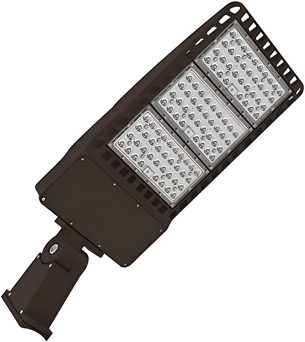 LED Shoebox Light/Area Light - Slip Fitter Mount - 200W/240W/300W Wattage Adjustable, 5000K CCT, 0-10V dimmable IP67 Waterproof Rated, 100-347V,150LM/W UL, DLC 5.1 Premium