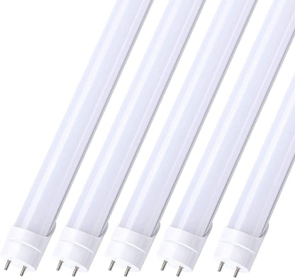 4ft LED Tube - 10/12/15/18/22W (Wattage Changeable)3000 Lumens - AC100-277V - 3500K, 4000K, 5000K, 5700K, 6500K (CCT Changeable) - Frosted Cover - Hybrid Tube With Double Ended  (Type A+B) - G13 Base - (25-Pack)