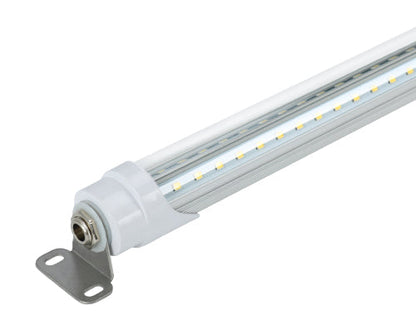 5ft Efficient LED Refrigerator Light Fixture 22W - 5000K - 2860Lumens - 100V-277V - for Display Cases, Refrigeration Units, Deli Cases, Convenience Stores DLC Premium Listed - 5 Years Warranty