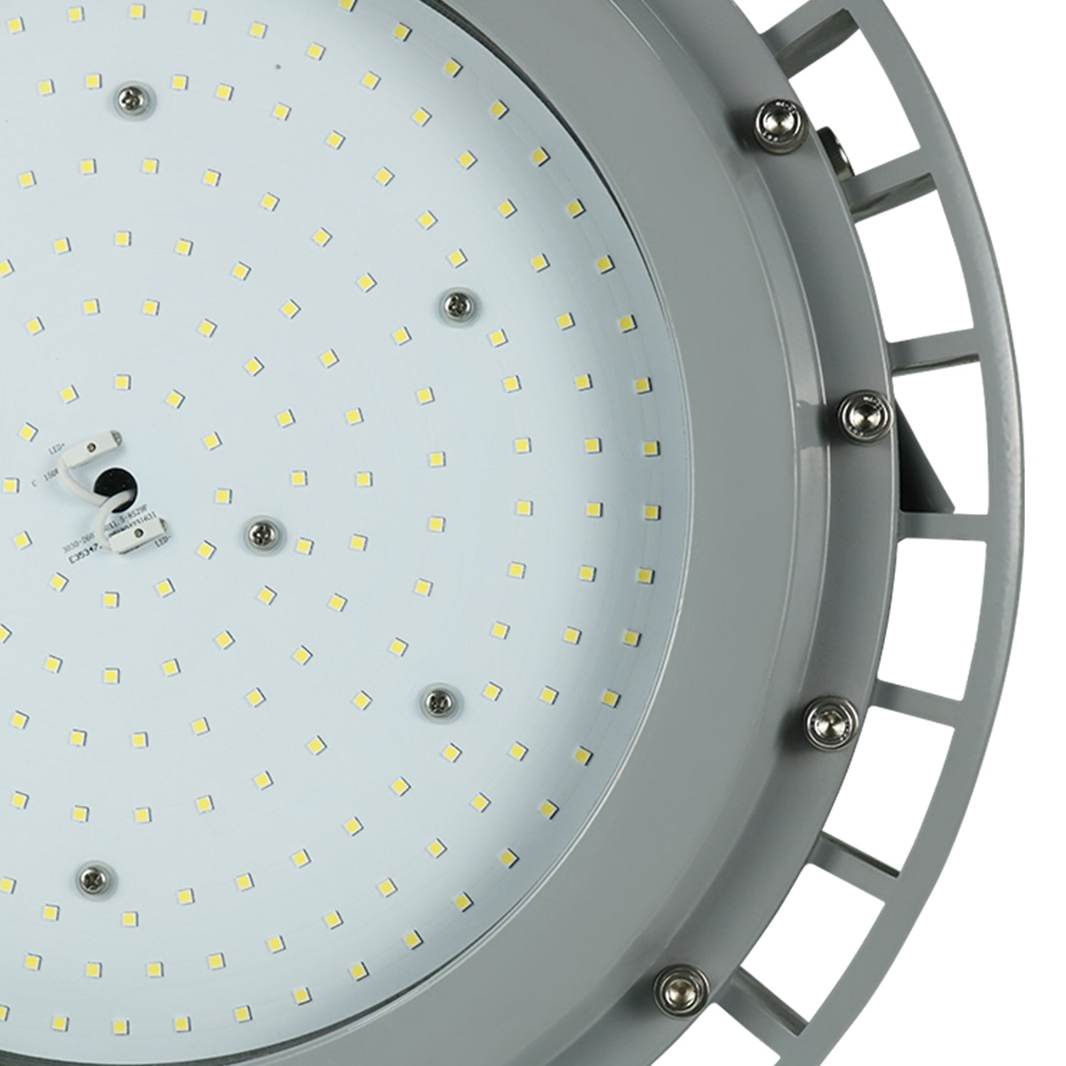 C Series 60W Non-Dimmable LED Explosion Proof Round High Bay Light: Reliable and High-performance Lighting Solution for Hazardous Locations with 8100LM and IP66 Protection, Ideal for Industrial Environments