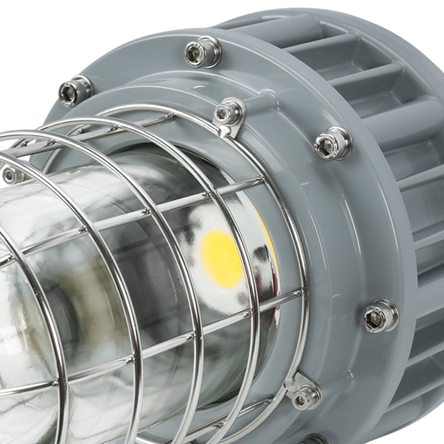 LED Explosion Proof Jelly Jar Light 40W - 5000K Non-Dimmable Durable and Efficient Lighting Solution for Hazardous Locations with 5400LM and IP66 Protection, Ideal for Industrial Environments